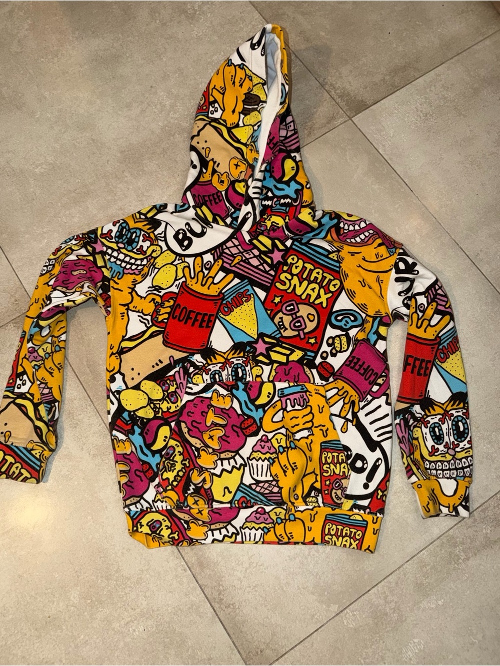 H&M Kids Hoodie Jacket - Yellow, Pink, Blue, Black, White